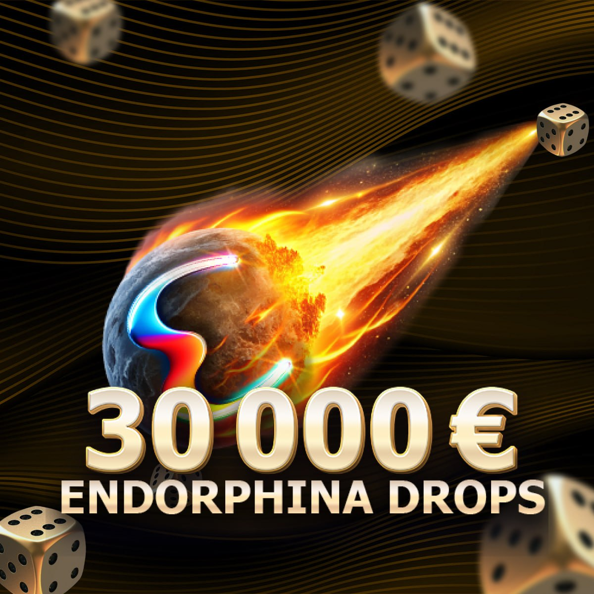 Космический розыгрыш 30000 € в акции "Endorphina Drops"